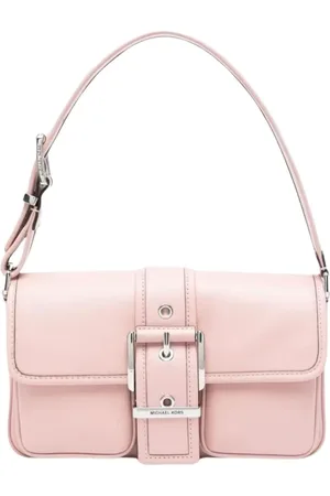Michael Kors Torebki, Kobieta, Różowy, ONE SIZE, Różowa skórzana torba na ramię