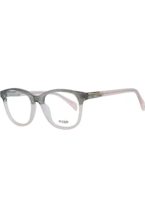 Maje Akcesoria, Kobieta, Beżowy, ONE SIZE, Różowe Okulary Optyczne z Acetatową Oprawą dla Kobiet