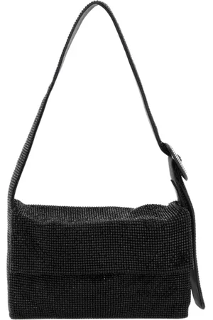 BENEDETTA BRUZZICHES Torebki, Kobieta, Czarny, ONE SIZE, Kryształowa Torba na Ramię Elegancki Design