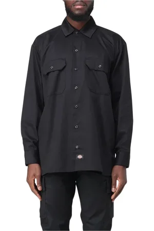 Dickies Koszule, Mężczyzna, Czarny, M, Klasyczna Koszula Robocza