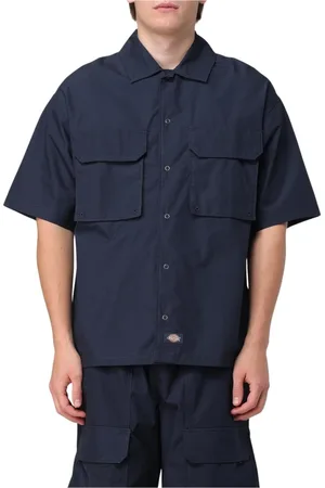 Dickies Koszule, Mężczyzna, Niebieski, S, Klasyczna koszula robocza