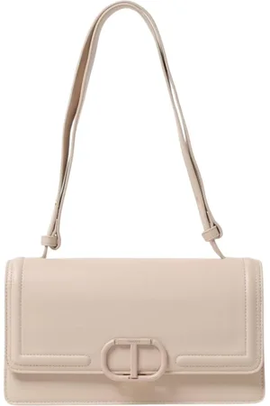 Twin-Set Torebki, Kobieta, Beżowy, ONE SIZE, Beżowa Mini Torba dla Kobiet