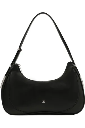 Kazar Torebki, Kobieta, Czarny, ONE SIZE, Czarna torba bagietka z monogramem