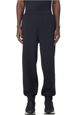 Emporio Armani Spodnie, Mężczyzna, Niebieski, M, Eleganckie Szare Spodnie w Nowoczesnym Stylu