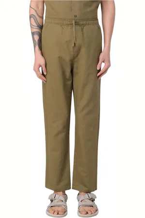 Colmar Spodnie, Mężczyzna, Zielony, M, Stylowe Tytoniowe Spodnie Casual