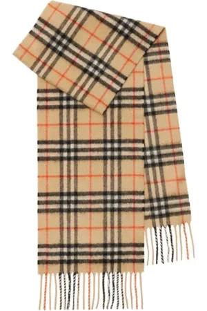 Burberry Akcesoria, unisex, Beżowy, ONE SIZE, Kaszmir, Vintage Check Cashmere Scarf