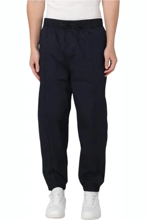 Armani Exchange Spodnie, Mężczyzna, Niebieski, W32, Niebieskie Spodnie Casual Nowoczesny Krój