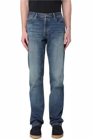 A.P.C. Jeansy, Mężczyzna, Niebieski, W30, Niebieskie Straight Leg Jeansy