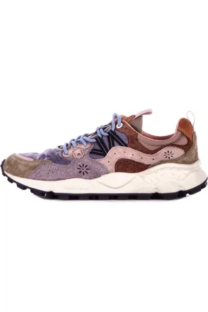 Flower Mountain Buty, Mężczyzna, Wielobarwność, 40 EU, Zamsz, Zamszowa Podeszwa z Gumy Logo Sneakers