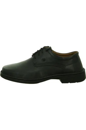 Josef Seibel Buty, Mężczyzna, Zielony, 39 EU, Czarne Buty na Sznurowadła