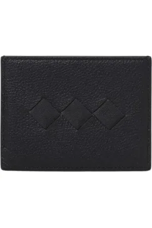 Bottega Veneta Akcesoria, Mężczyzna, Czarny, ONE SIZE, Czarny portfel skórzany