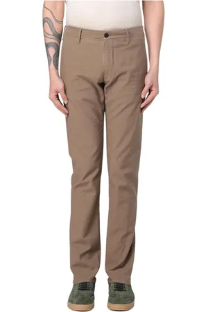 Incotex Spodnie, Mężczyzna, brązowy, W38, Klasyczne Spodnie Slim-Fit na Miarę