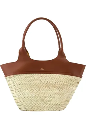 A.P.C. Torebki, Kobieta, brązowy, ONE SIZE, Skóra, Leather handbags