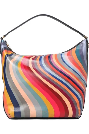 Paul Smith Torebki, Kobieta, Wielobarwność, ONE SIZE, Kolorowa Skórzana Torba na Ramię