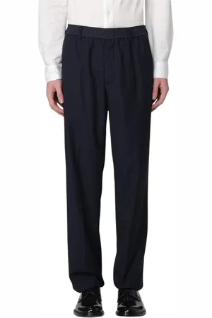 Armani Exchange Spodnie, Mężczyzna, Niebieski, W30, Granatowe Spodnie Slim-Fit Tapered