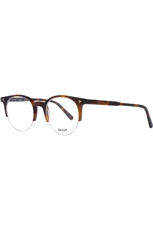Bally Akcesoria, unisex, Wielobarwność, ONE SIZE, Brązowe Okrągłe Okulary Optyczne