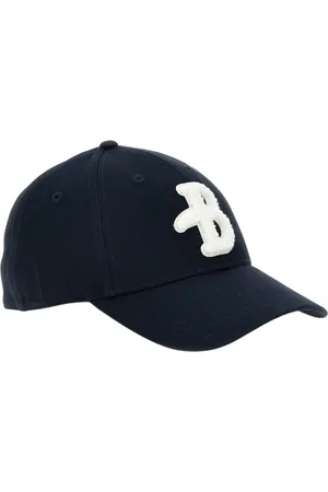 BALLANTYNE Akcesoria, Mężczyzna, Niebieski, ONE SIZE, Niebieska Czapka Baseballowa z Aplikacją