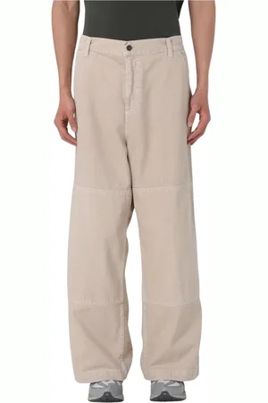 Carhartt Spodnie, Mężczyzna, Beżowy, W33, Beżowe spodnie z luźnym krojem
