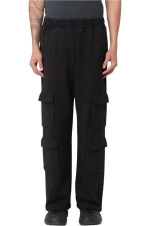 44 Label Group Spodnie, Mężczyzna, Czarny, L, Spodnie Cargo Multi Pocket