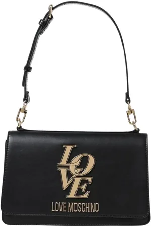Moschino Torebki, Kobieta, Czarny, ONE SIZE, Czarna Torba na Ramię Kobieta Stylowy Dodatek