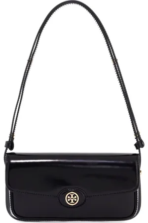 Tory Burch Torebki, Kobieta, Czarny, ONE SIZE, Zamsz, Plecak na ramię z szczotkowanej skóry
