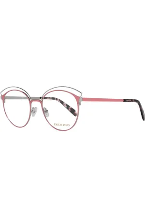 Emilio Pucci Akcesoria, Kobieta, Różowy, ONE SIZE, Różowe Metalowe Okulary Damskie