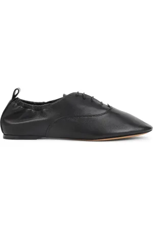 Lanvin Buty, Kobieta, Czarny, 37 EU, Czarne Skórzane Sandały dla Kobiet