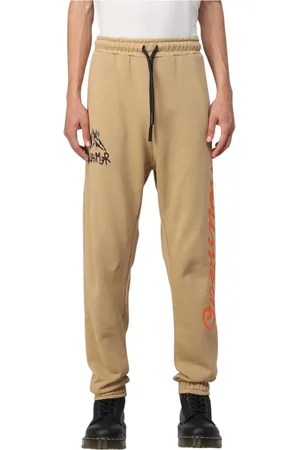 DISCLAIMER Spodnie, Mężczyzna, brązowy, L, Brązowe Casual Joggers dla Mężczyzn