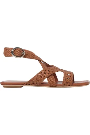Stuart Weitzman Buty, Kobieta, brązowy, 40 EU, Brązowe Skórzane Buty Płaskie
