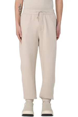 Emporio Armani Spodnie, Mężczyzna, Szary, M, Niebieskie luźne spodnie dresowe dla mężczyzn
