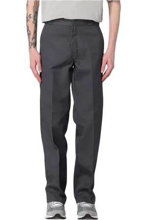 Dickies Spodnie, Mężczyzna, Szary, W30, Klasyczne białe spodnie robocze