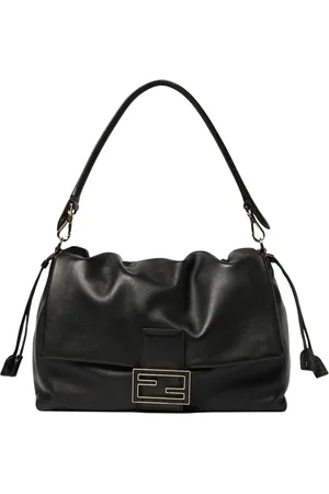 Fendi Torebki, Kobieta, Czarny, ONE SIZE, Torba na ramię Forever Czarna