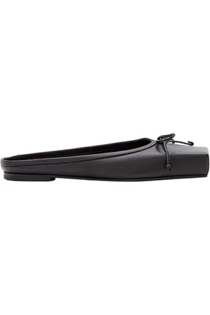 Jacquemus Buty, Kobieta, Czarny, 37 EU, Czarne Mulesy z Kwadratowym Nosem dla Kobiet