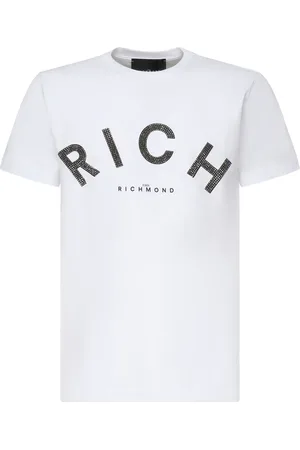 John Richmond Koszulki, Mężczyzna, Biały, XL, Białe T-shirty i Pola