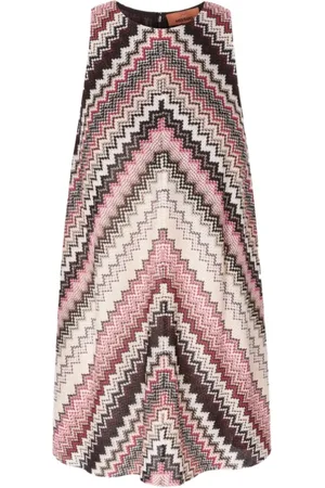 Missoni Sukienki, Kobieta, Wielobarwność, S, Sukienka Bez Rękawów Damska Odzież