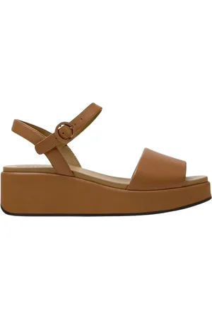 Camper Buty, Kobieta, brązowy, 40 EU, Brązowe Platformy Sandałki dla Kobiet