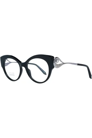 Swarovski Akcesoria, Kobieta, Czarny, ONE SIZE, Czarne Okulary Optyczne Motyle