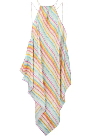 Missoni Sukienki, Kobieta, Wielobarwność, S, Jedwabny Kaftan Sukienka dla Kobiet