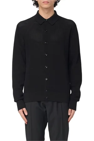 Dolce & Gabbana Swetry, Mężczyzna, Czarny, M, Czarny Sweter Z Golfem