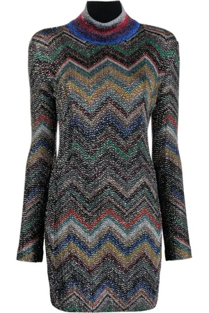 Missoni Sukienki, Kobieta, Wielobarwność, S, Short Sukienki