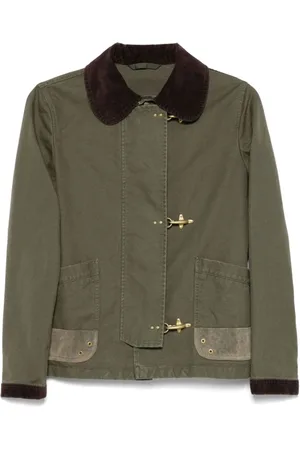 FAY Kurtki, Kobieta, Zielony, L, Zielona Parka Moda Damska