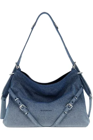 Givenchy Torebki, Kobieta, Niebieski, ONE SIZE, Denim, Niebieska Torba na Ramię z Dżinsu