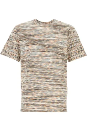 Missoni Koszulki, Mężczyzna, Wielobarwność, S, Haftowany T-shirt z bawełny