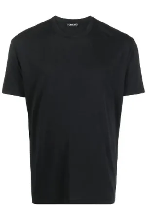 Tom Ford Koszulki, Mężczyzna, Czarny, 5XL, Bawełna, T-shirt z okrągłym dekoltem