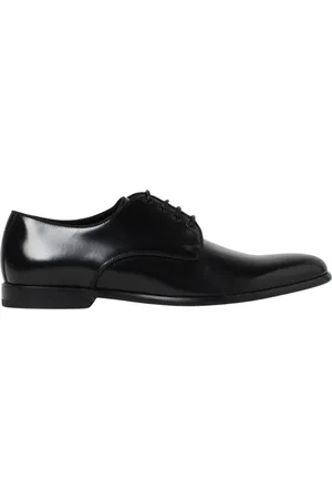 Dolce & Gabbana Buty, Mężczyzna, Czarny, 41 1/2 EU, Klasyczne Buty Brogue Skórzane