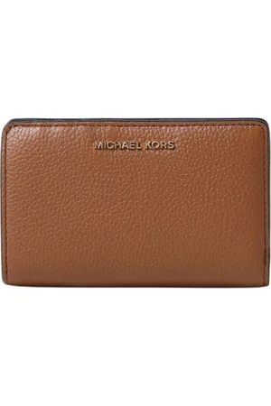 Michael Kors Akcesoria, Kobieta, brązowy, ONE SIZE, Elegancki Portfel Skórzany Brązowy