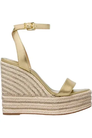 Michael Kors Buty, Kobieta, Żółty, 40 EU, Skóra, Sneakersy na koturnie Leighton