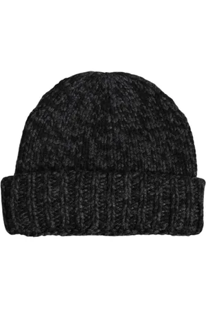 Dolce & Gabbana Akcesoria, Mężczyzna, Szary, ONE SIZE, Kaszmir, Luksusowy Kaszmirowy Zimowy Beanie Czapka