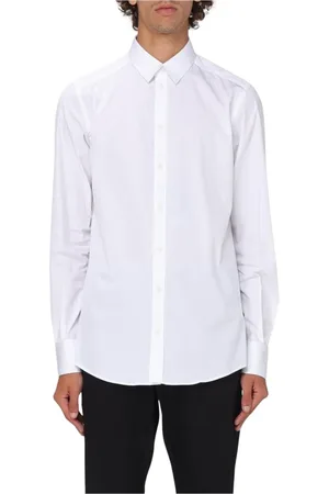 Dolce & Gabbana Koszule, Mężczyzna, Biały, XL, Klasyczna Bawełniana Koszula