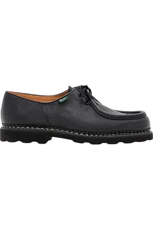 Paraboot Buty, Kobieta, Czarny, 44 EU, Czarne Skórzane Buty wsuwane